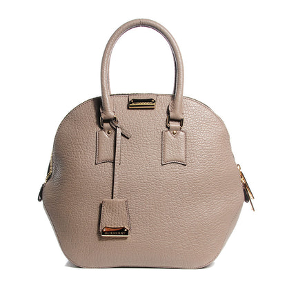 Burberry Heritage Grain Medium Orchard Bowling Bag Taupe 1 of 10