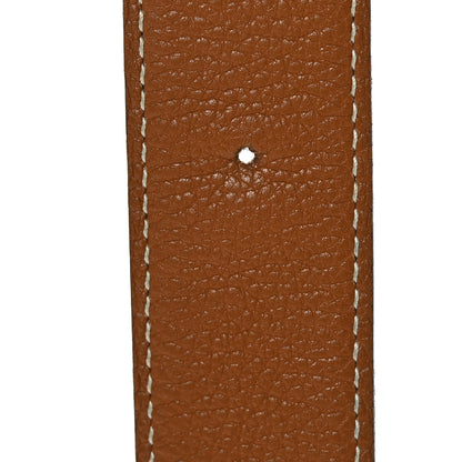 Hermes Togo Box H Belt 32mm Belt 95 Gold Black 7 of 7