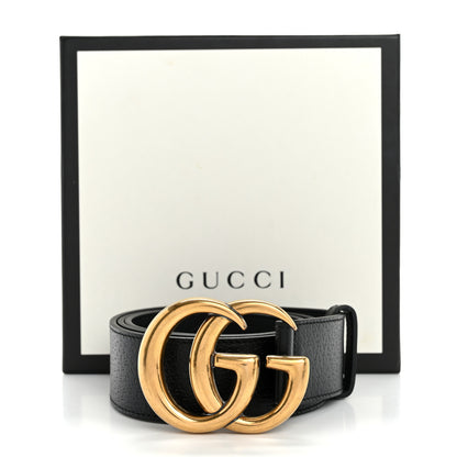 Gucci Textured Calfskin Double G 40mm Belt 90 36 Black 8 of 8
