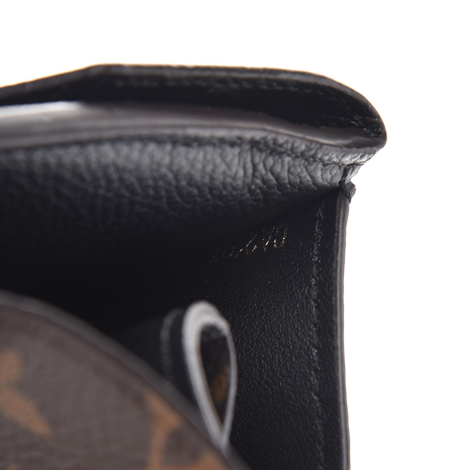 Louis Vuitton Monogram Pallas Compact Wallet Black 7 of 8