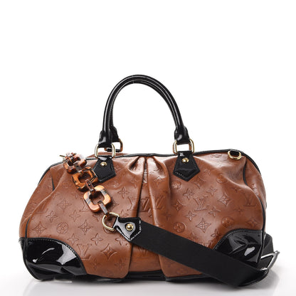 Louis Vuitton Cuir Embossed Monogram Stephen Bag Fauve 1 of 12