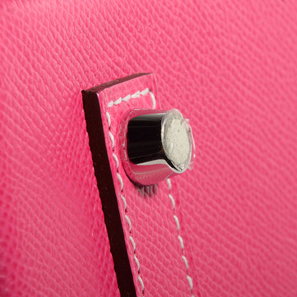 Hermes Epsom Candy Birkin 35 Rose Tyrien and Rubis 5 of 22