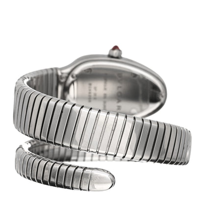 Bulgari Stainless Steel Diamond Bezel 35mm Serpenti Tubogas Quartz Watch 3 of 5