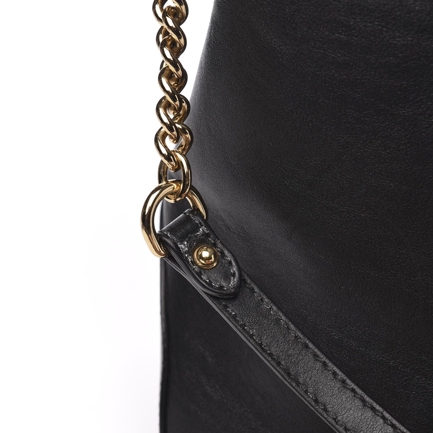 Gucci Apollo Calfskin GG Dadini Embroidered Large Hobo Black 14 of 16