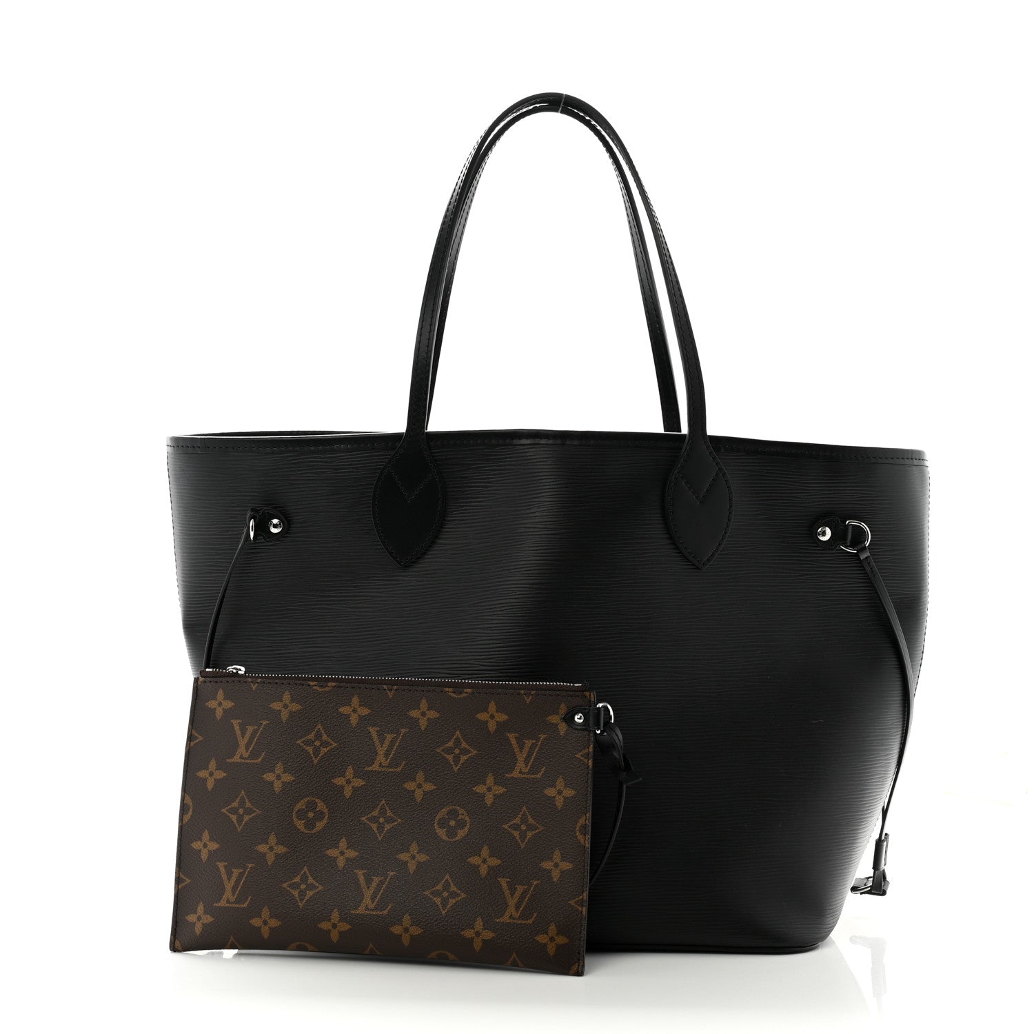 Louis Vuitton Epi Neverfull MM Black 3 of 11