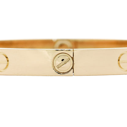 Cartier 18K Yellow Gold LOVE Bracelet 17 4 of 9