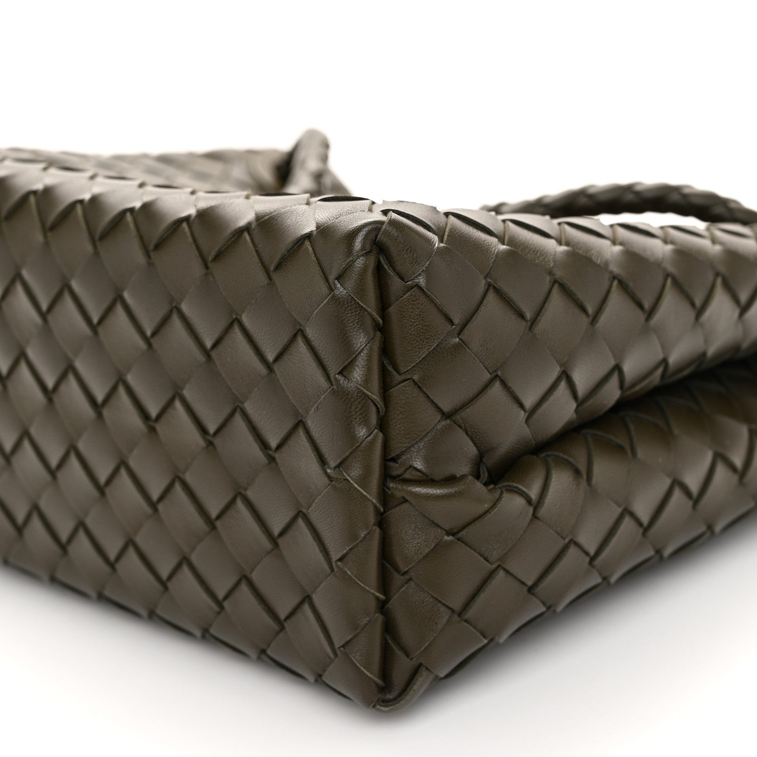 Bottega Veneta Nappa Intrecciato Medium Andiamo Shoulder Bag Dark Green 9 of 9