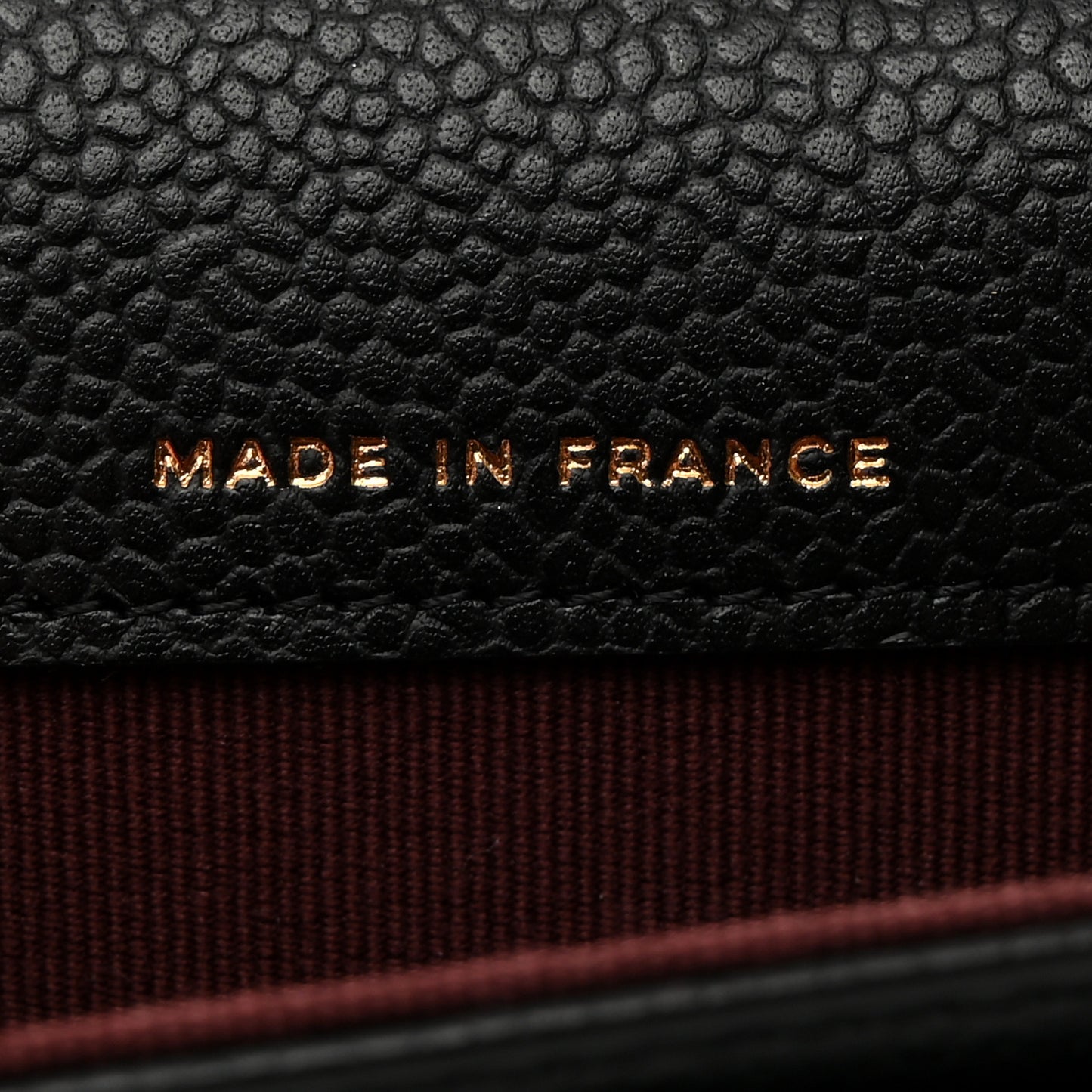 Caviar Quilted Flap Card Holder Wallet Black