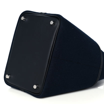 Hermes Toile Goeland Swift Cargo Picotin Lock 18 Bleu Marine 9 of 10