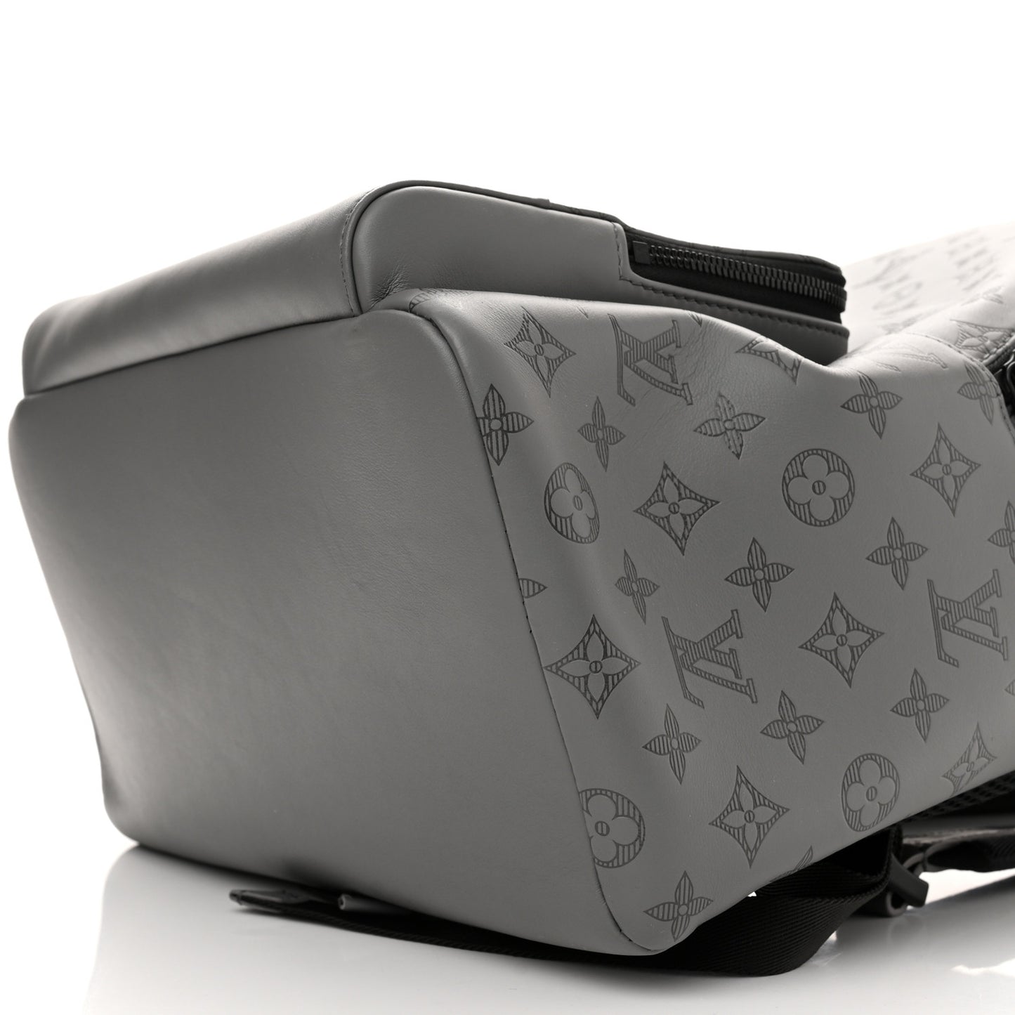 Calfskin Monogram Racer Backpack Grey