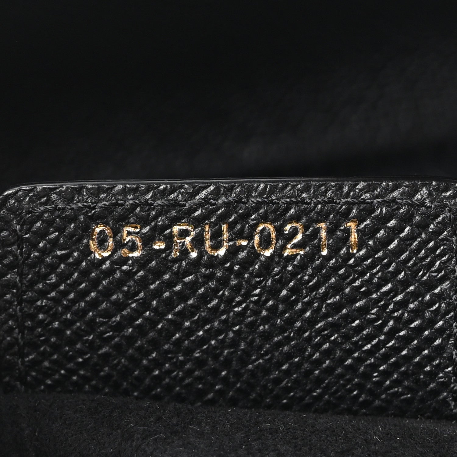 Christian Dior Grained Calfskin Saddle Bag Black 7 of 10
