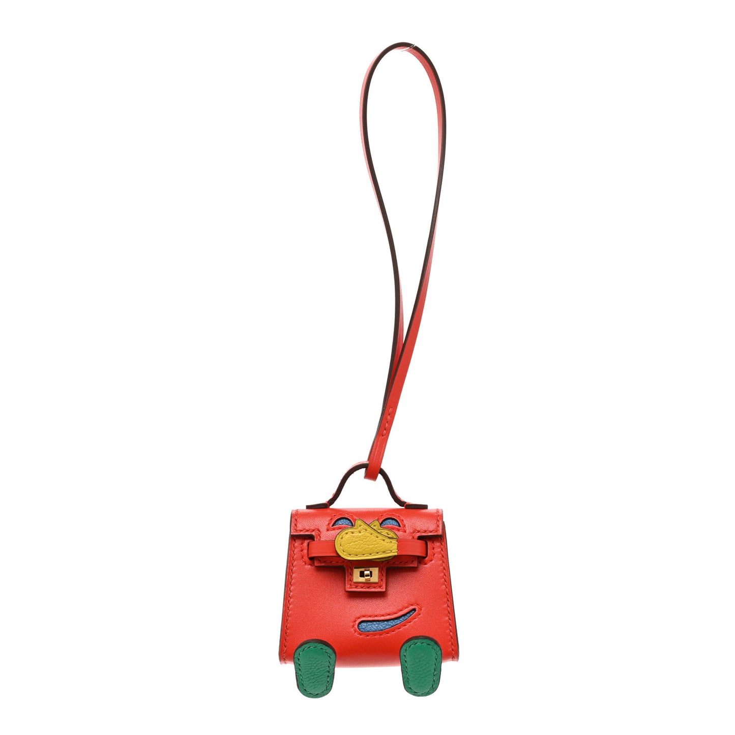 Tadelakt Chevre Mysore Kelly Quelle Idole Bag Charm Capucine Jaune De Naples Vert Vertigo Zanzibar