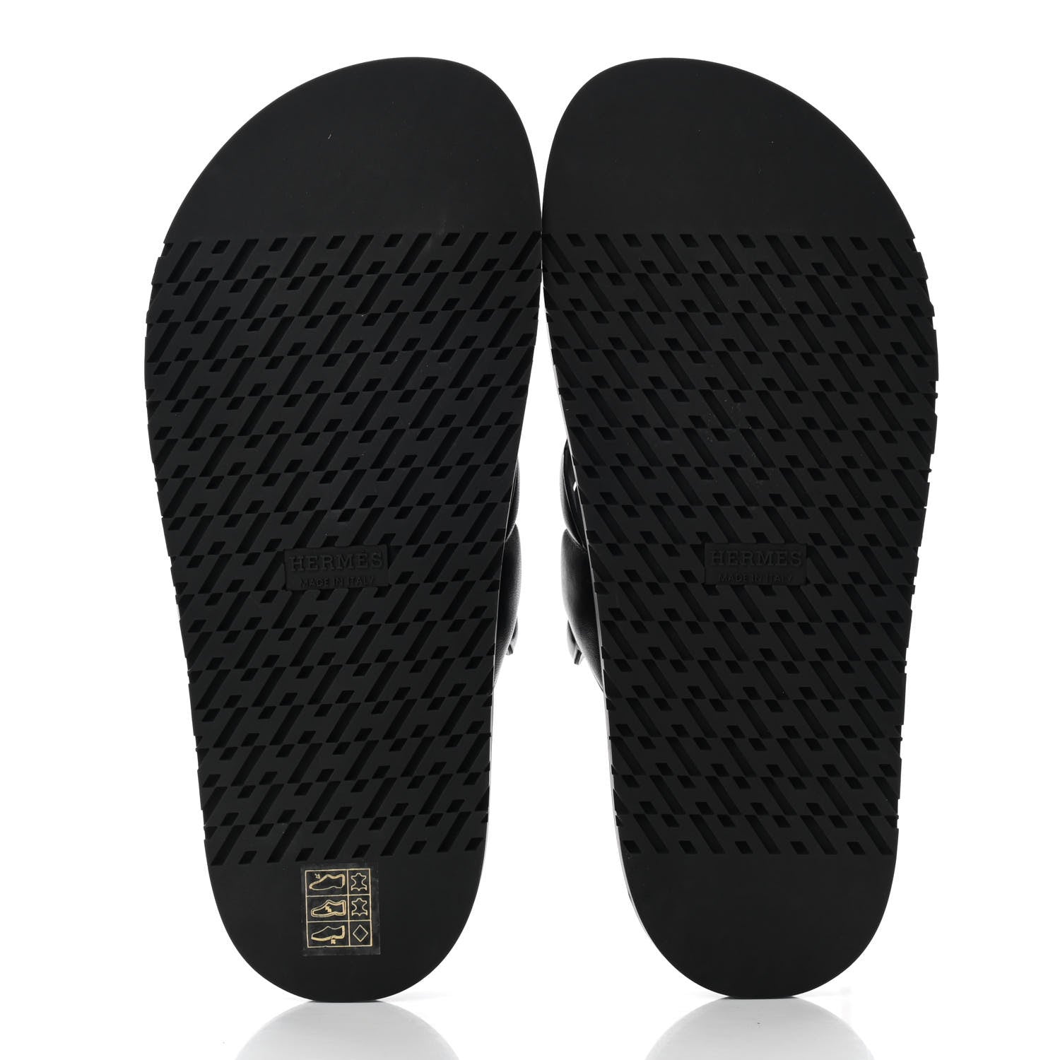 Hermes Nappa Extra Sandals 38 Black 5 of 8
