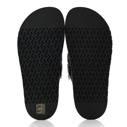Hermes Nappa Extra Sandals 38 Black 5 of 8