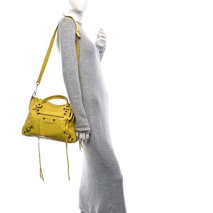 Balenciaga Agneau Classic Hardware Town Curry 2 of 12