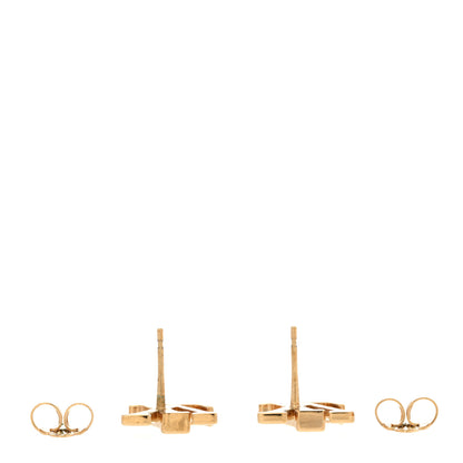 Louis Vuitton Metal LV Iconic Earrings Gold 3 of 6