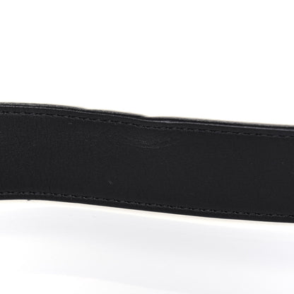 Louis Vuitton Calfskin 30mm Reversible Belt 90 36 Black Dark Brown 8 of 8
