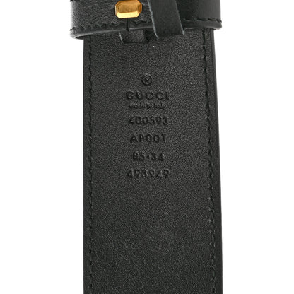 Gucci Calfskin Double G 40mm Belt 85 34 Black 3 of 6