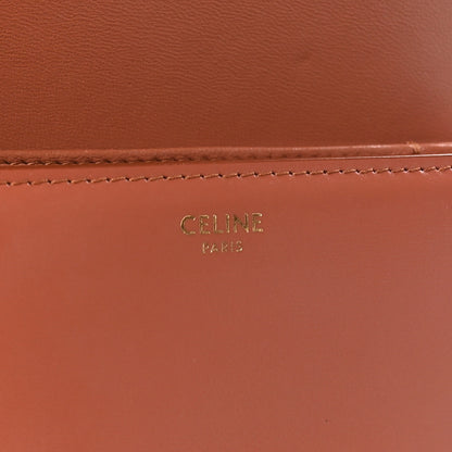 Celine Shiny Calfskin Teen Triomphe Terracotta 6 of 9