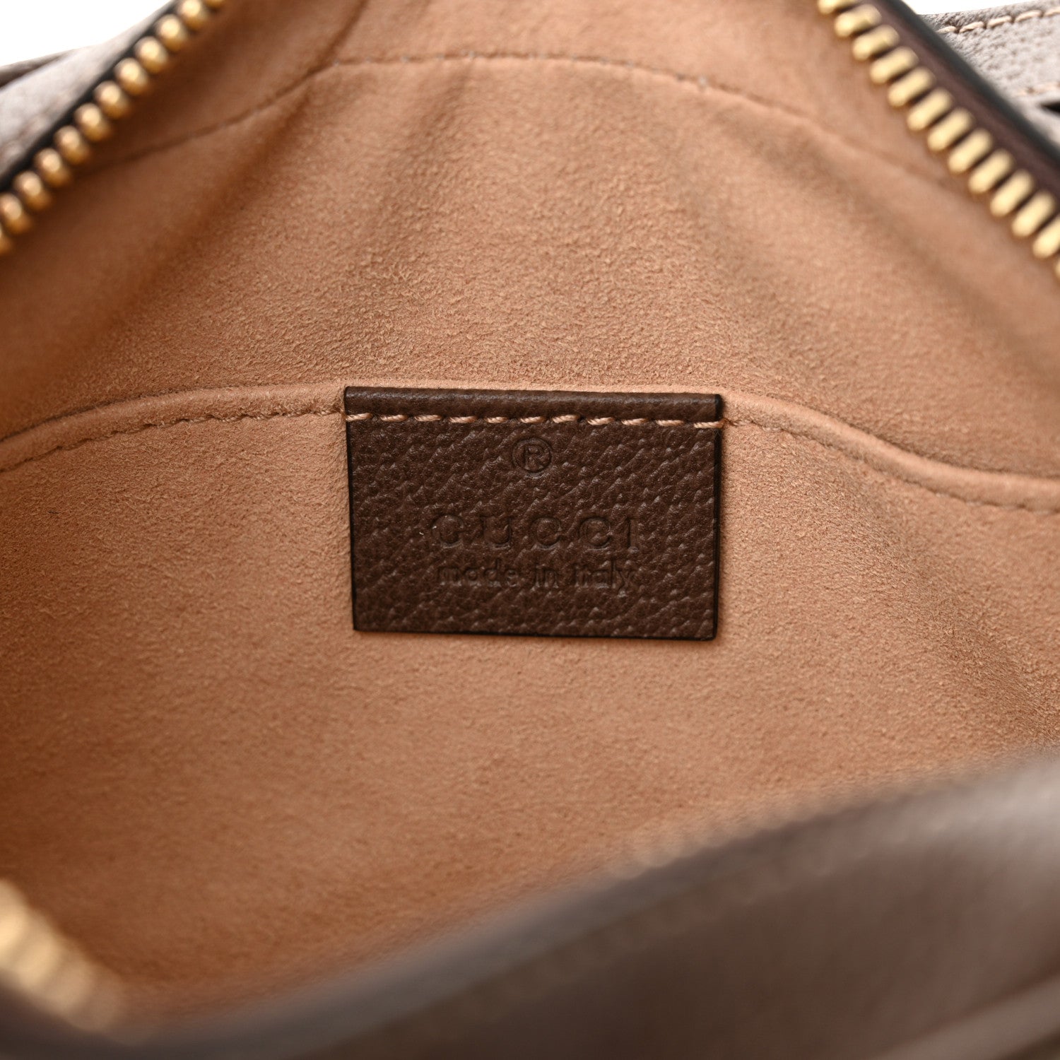 Gucci GG Supreme Monogram Web Mini Ophidia Shoulder Bag Brown 6 of 11