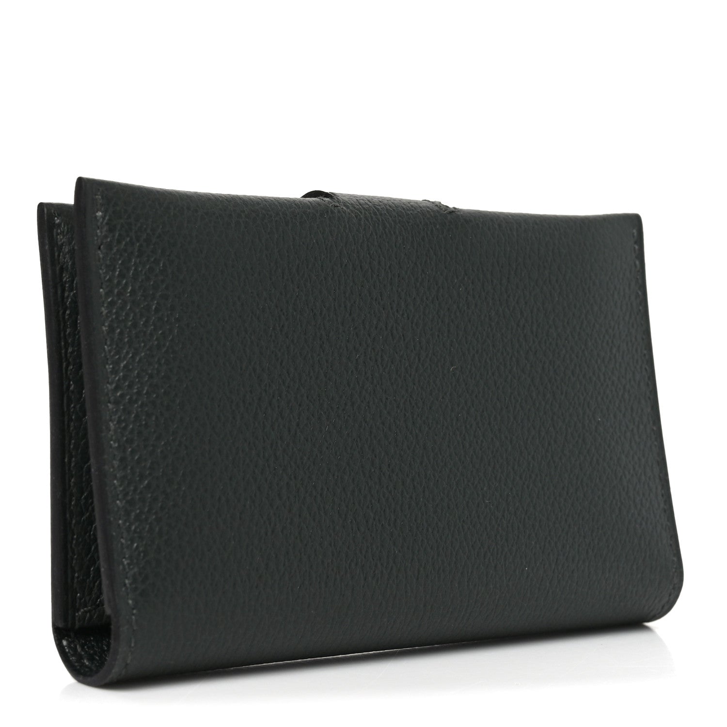 Hermes Evercolor Bi-Color RMS Card Holder Vert Mangrove Vert Amande 3 of 7
