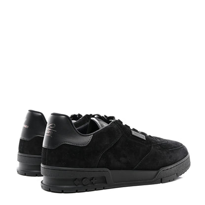 Louis Vuitton Suede Mens LV Trainer Sneakers 9 Black 4 of 9