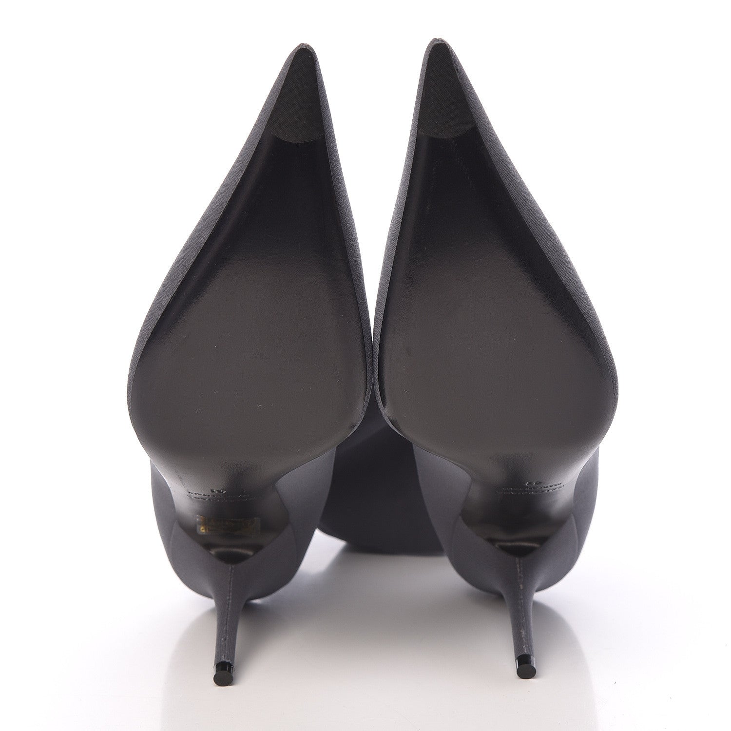 Balenciaga Jersey Crepe Extreme Pointed Toe Knife Booties 41 Gris 5 of 8