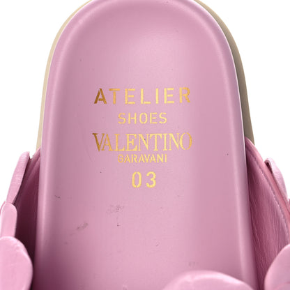 Valentino Garavani Kidskin Atelier 03 Rose Edition Double Buckle Slide Sandals 38.5 Pink Borealis 7 of 9