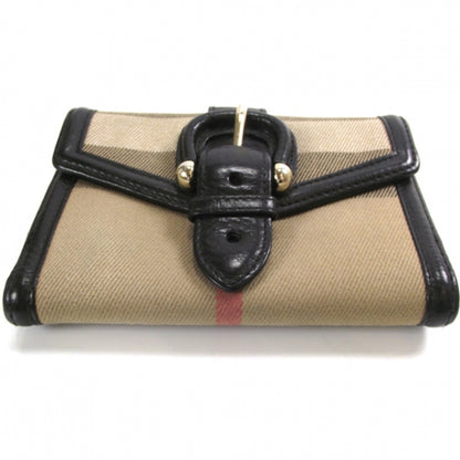 Burberry Canvas Nova Check Wallet 4 of 8