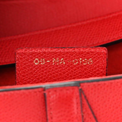 Christian Dior Grained Calfskin Saddle Bag Red 7 of 11