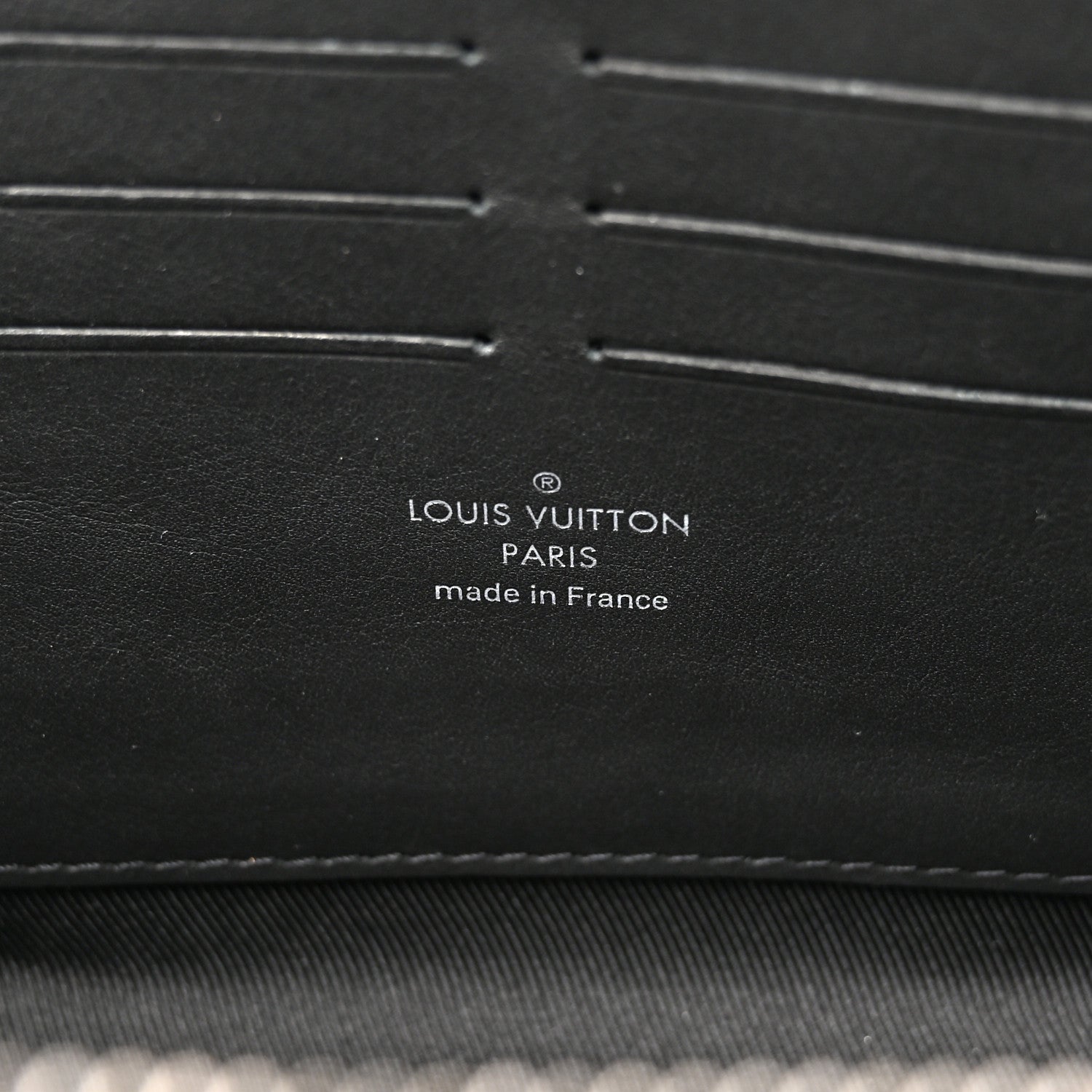 Louis Vuitton Faded Calfskin Monogram Soft Trunk Wallet Charcoal 6 of 10