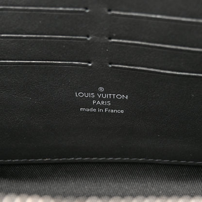 Louis Vuitton Faded Calfskin Monogram Soft Trunk Wallet Charcoal 6 of 10