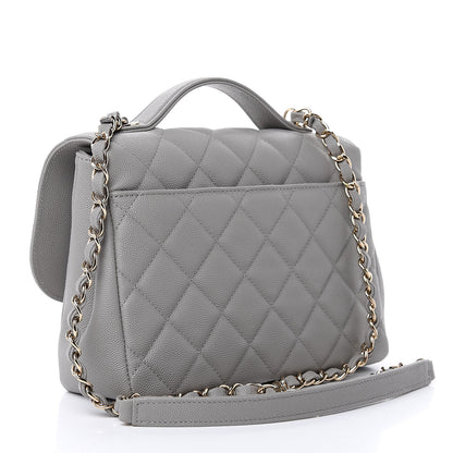 Chanel Caviar Quilted Medium Business Affinity Flap Grey 3 of 10