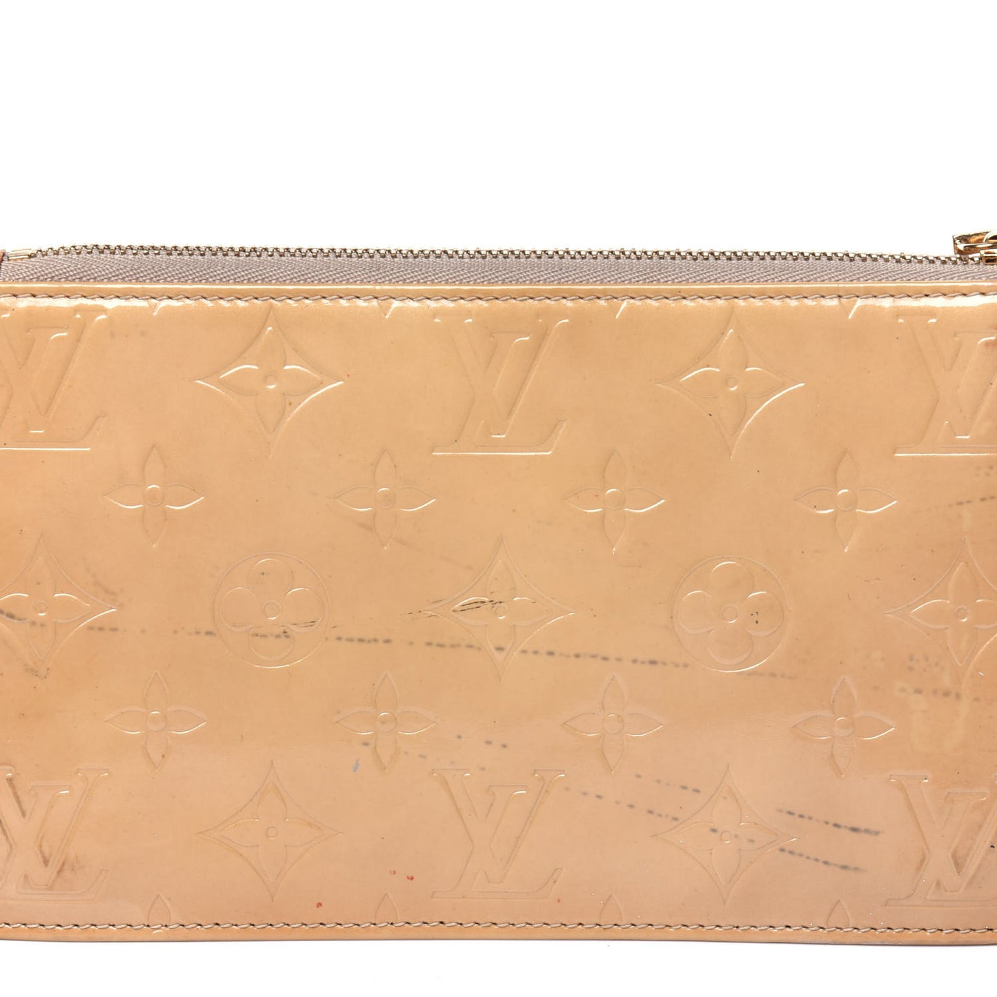 Vernis Lexington Pochette Beige
