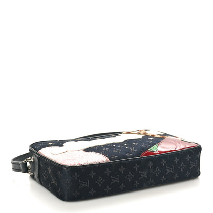 Louis Vuitton Satin Mini Monogram Conte De Fees Pochette Black 4 of 9