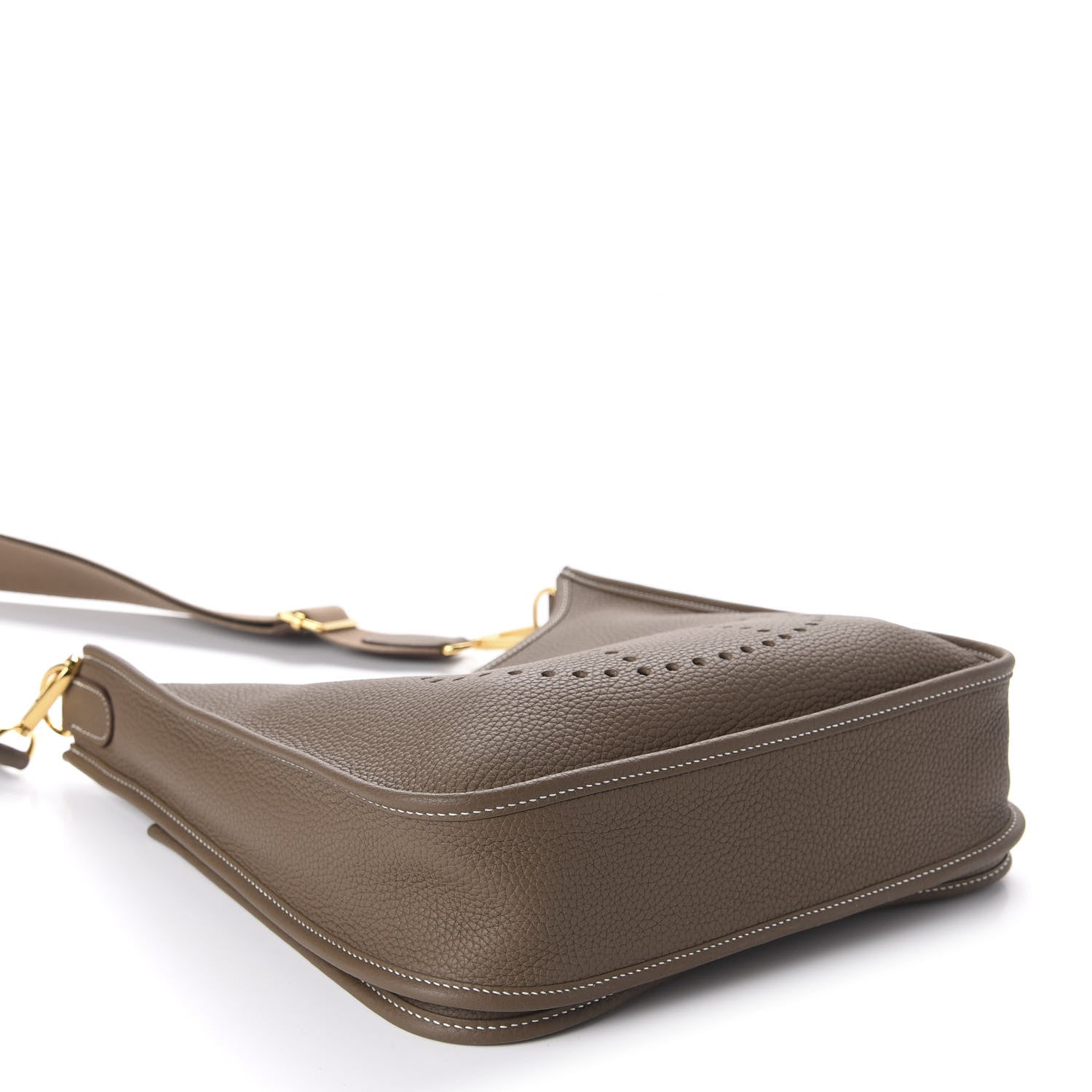 Hermes Taurillon Clemence Evelyne III PM Etoupe 3 of 9