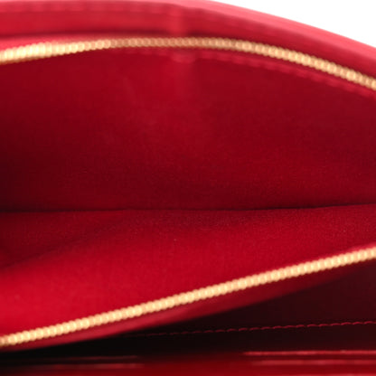 Louis Vuitton Vernis Monogram Ana Pomme D'Amour Clutch 6 of 17
