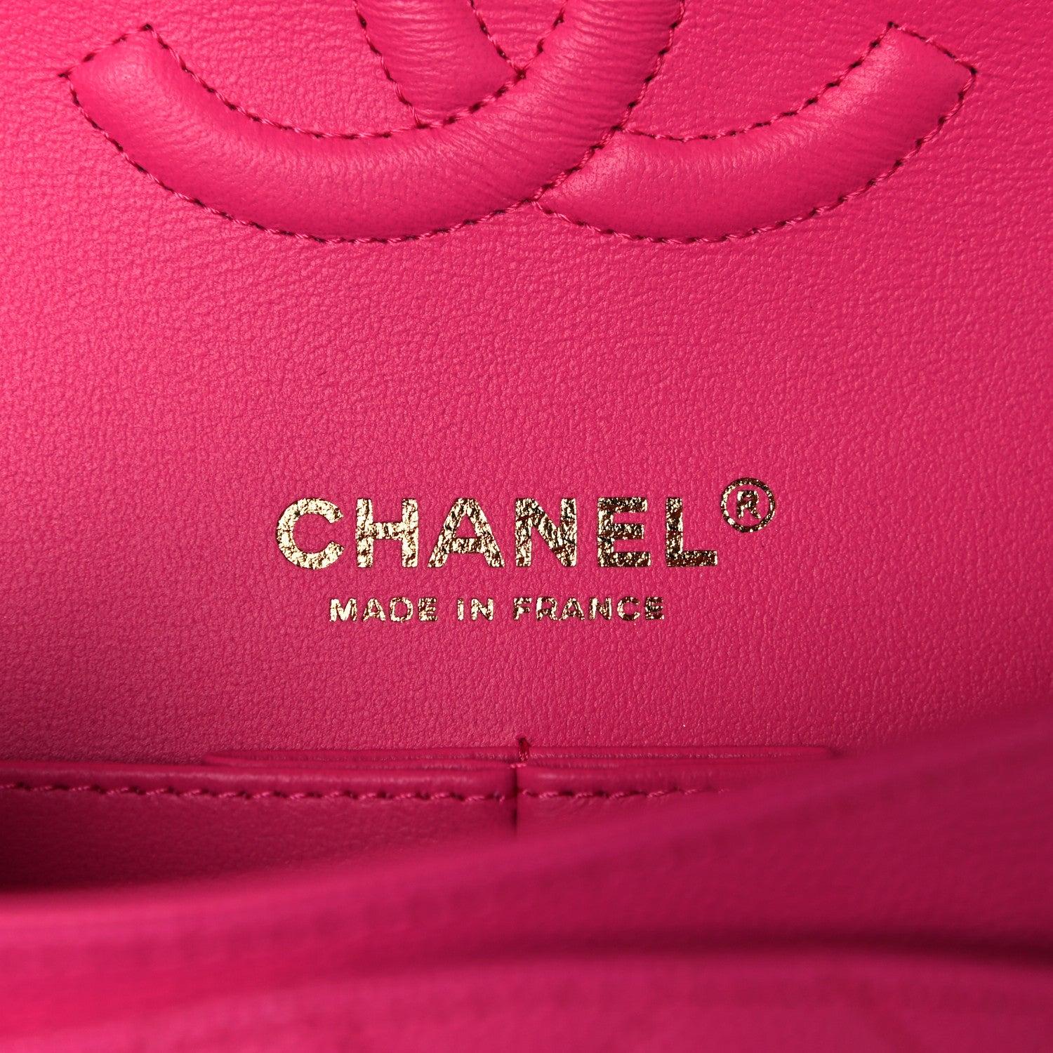 Chanel Caviar Quilted Medium Double Flap Dark Pink 5 of 11