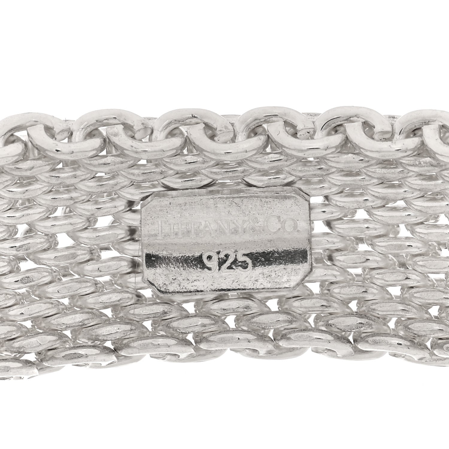 Tiffany Sterling Silver Somerset Mesh Bracelet 3 of 3