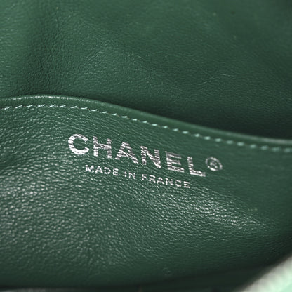 Chanel Lambskin Quilted Small Timeless Camera Case Green 6 of 10