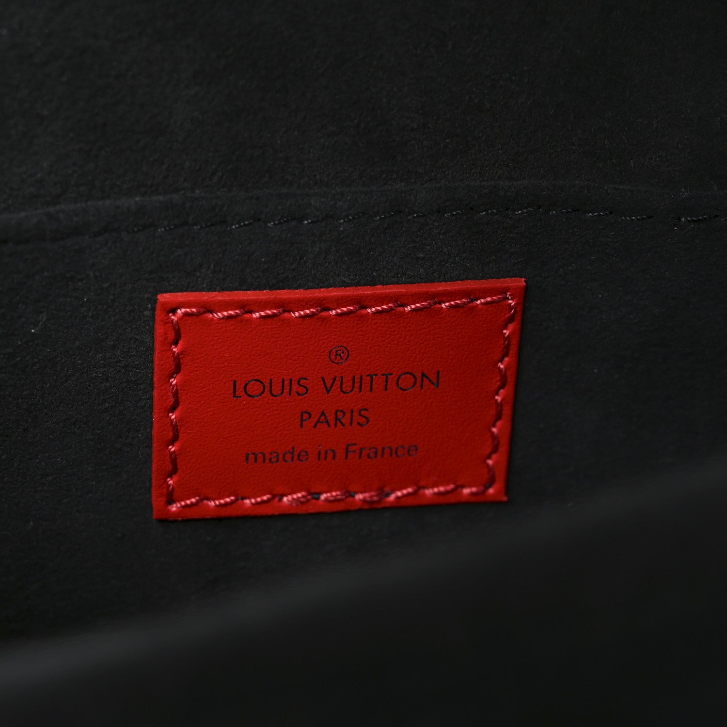 Louis Vuitton Patent Calfskin Monogram Lace Dauphine Mini Red 6 of 9