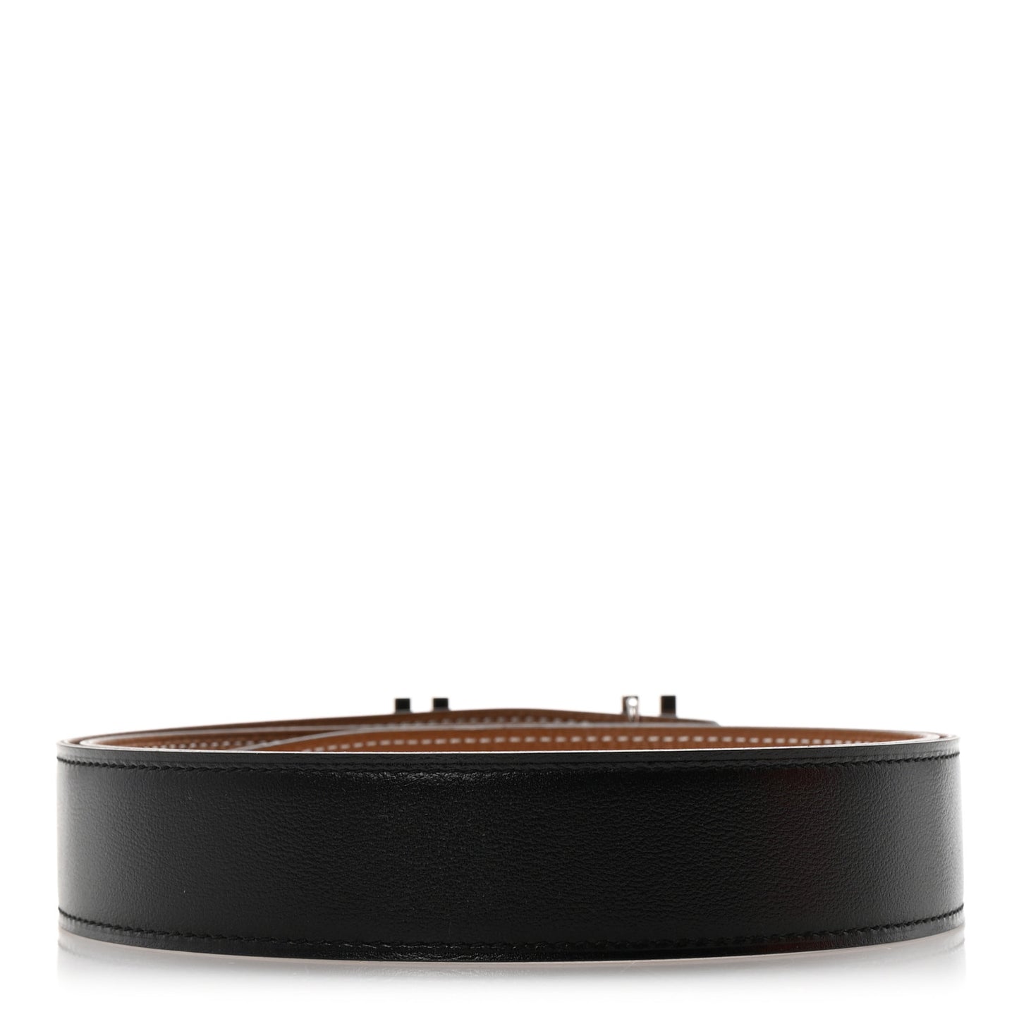 Box Togo 32mm Au Carre H Belt 90 36 Black Gold