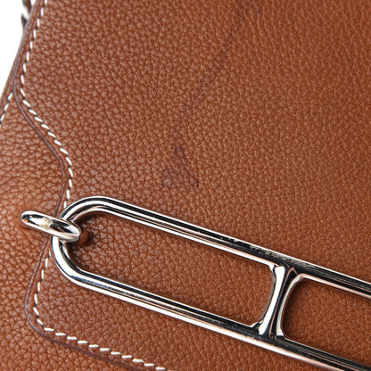 Hermes Barenia Faubourg Mini Sac Roulis Fauve 14 of 20