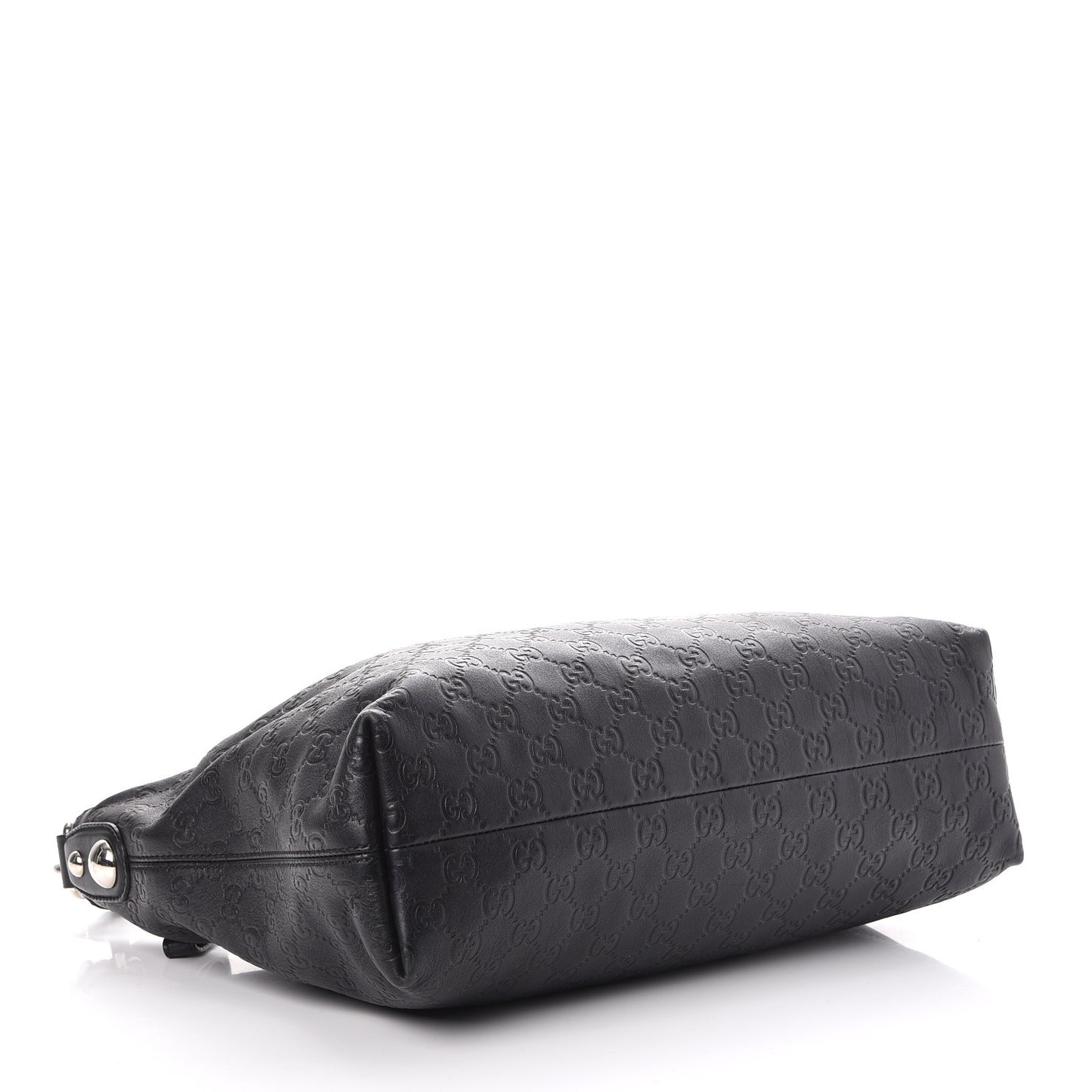 Guccissima Medium Icon Bit Hobo Black