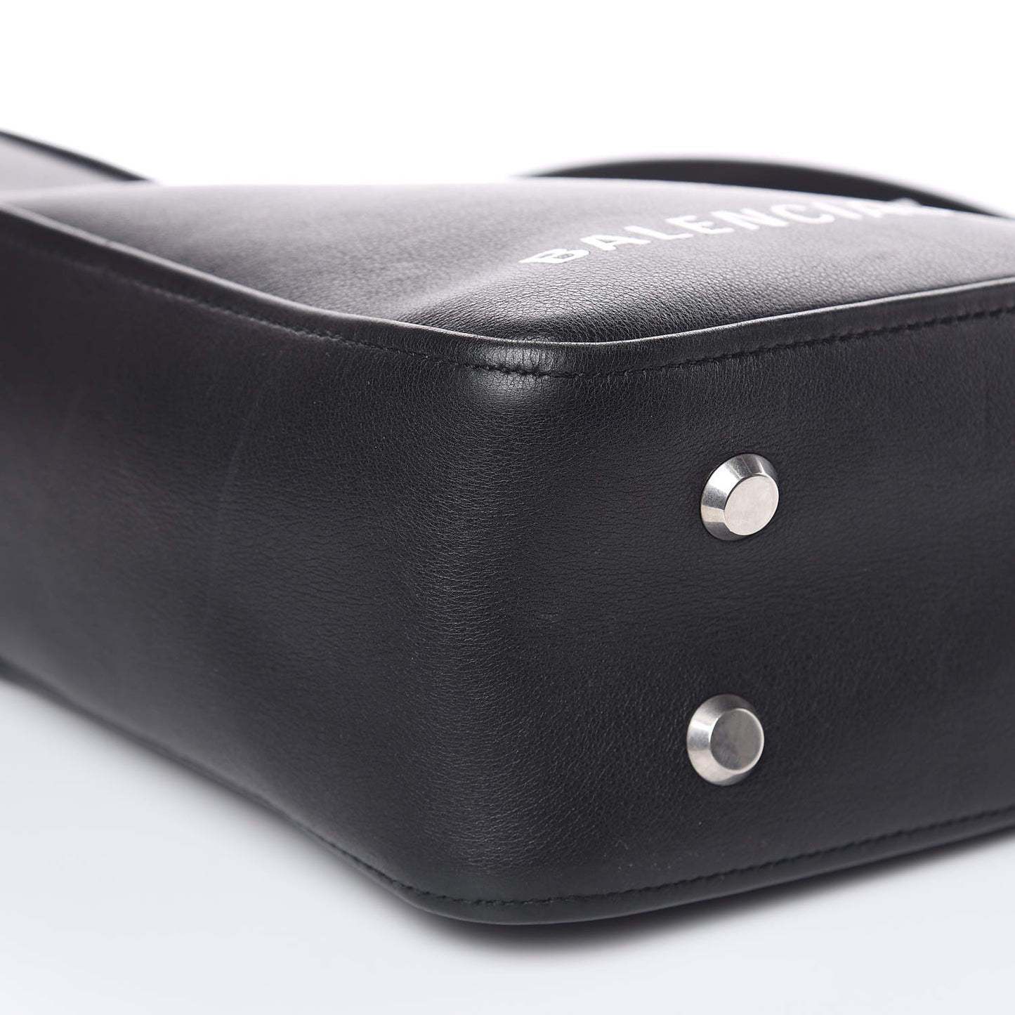 Calfskin S Triangle Duffle Black