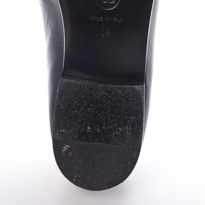 Chanel Lambskin CC Cap Toe Ballerina Flats 36 Navy 14 of 14
