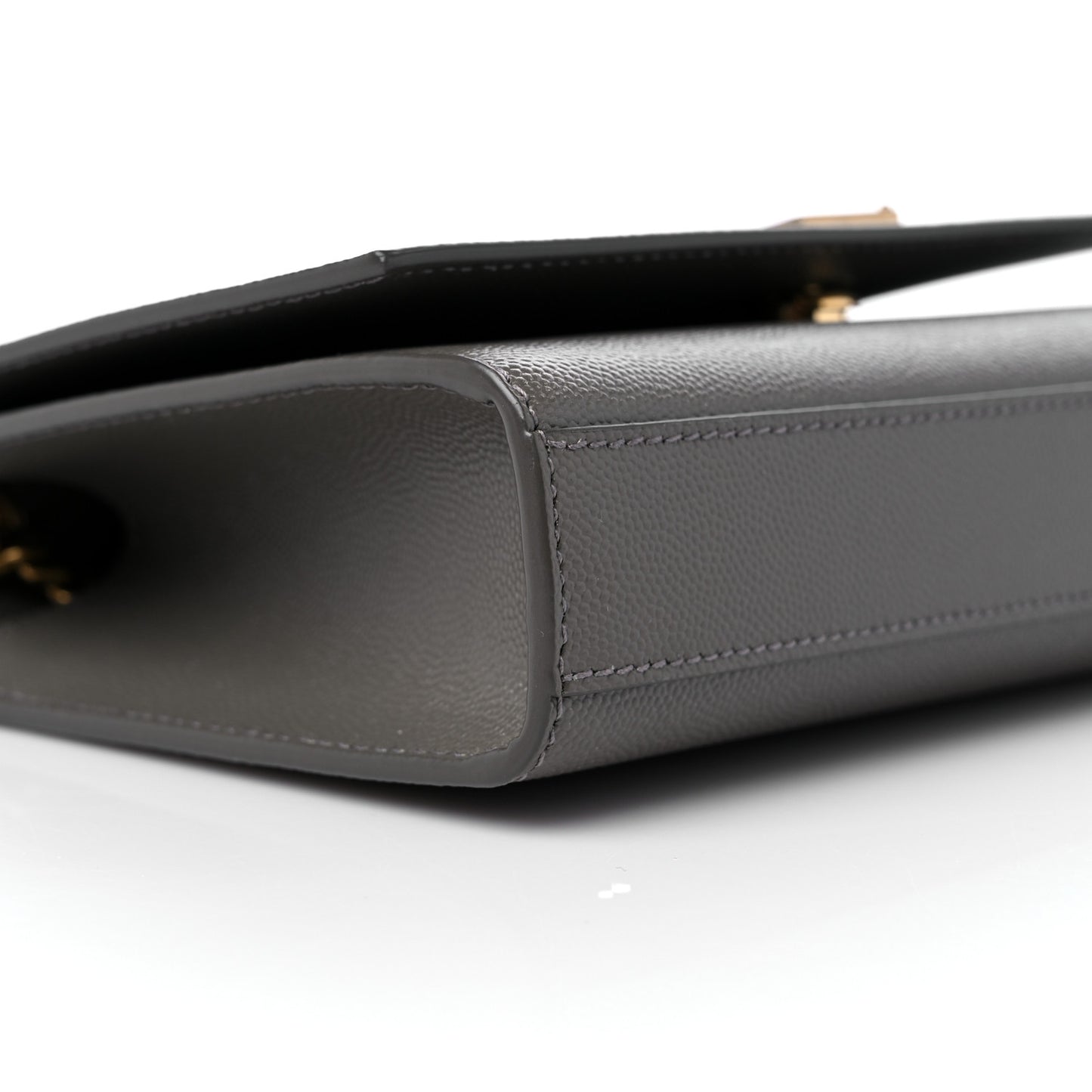 Grain De Poudre Small Monogram Kate Satchel Grey Kaki