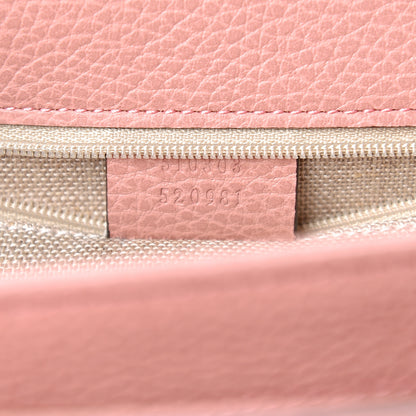Gucci Dollar Calfskin Interlocking G Shoulder Bag Soft Pink 6 of 10