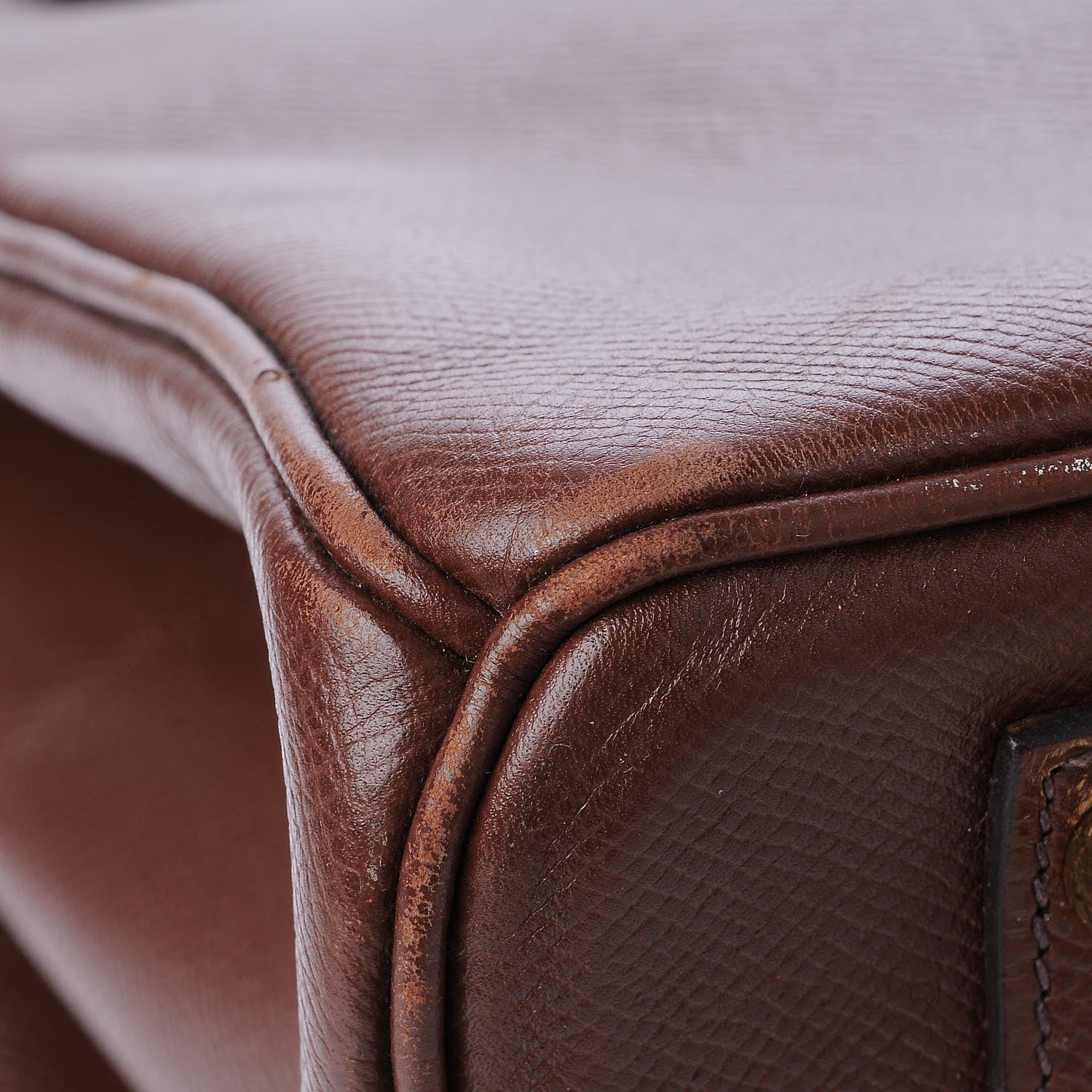 Hermes Courchevel Birkin 35 Chocolate 33 of 36