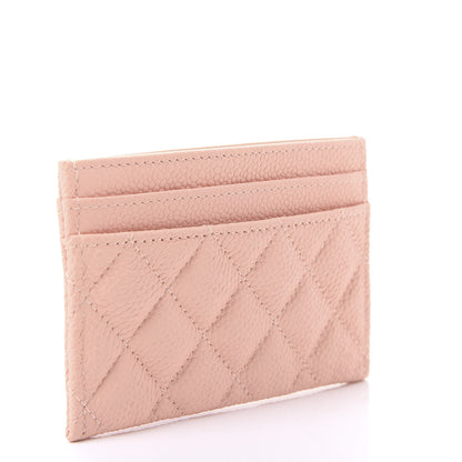 Chanel Caviar Quilted Boy Card Holder Light Pink 3 of 12